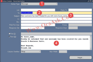 How to Create Event Alert in Oracle APPS R12 - Oraask