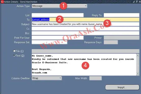 How to Create Event Alert in Oracle APPS R12 5