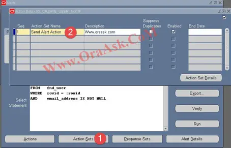 How to Create Event Alert in Oracle APPS R12 6