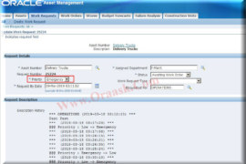 API to update work request in oracle apps