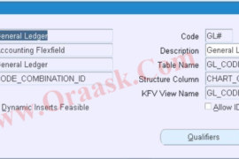 Query to list all key flexfields in oracle apps
