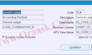 Query to list all key flexfields in oracle apps