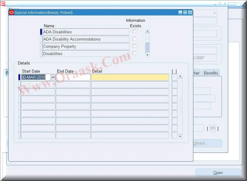 SIT - Oracle HRMS 01