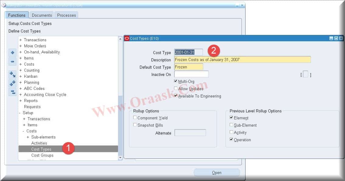 Types of costing in oracle cost management - Oraask
