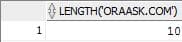 Oracle LENGTH