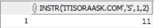 oracle INSTR function example 3