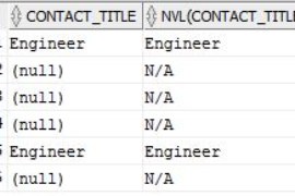 Oracle NVL