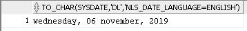 Oracle TO_CHAR function example 6