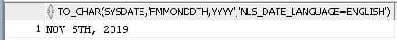 Oracle TO_CHAR function example 9