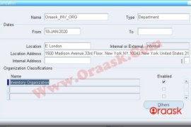 API to Create inventory organization in oracle apps