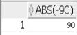 Oracle ABS function example 1