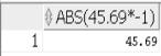 Oracle ABS function example 4