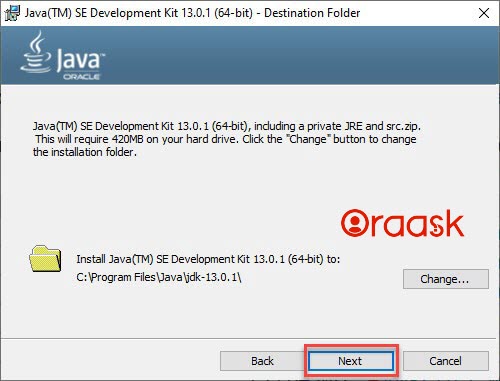 install java on windows 10 step 4