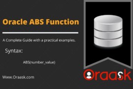 Oracle ABS Function