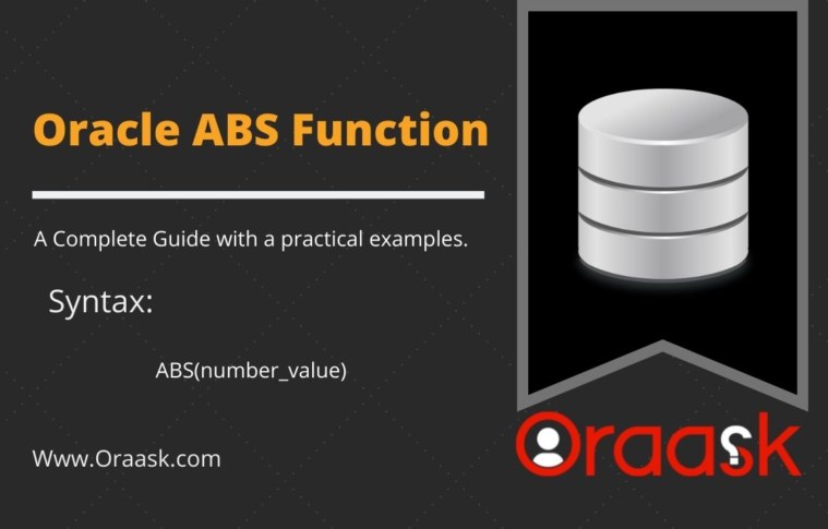Oracle ABS Function