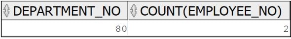 Oracle count example 7 result