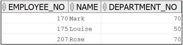 Oracle case statement example 3 result