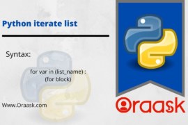 Python iterate list