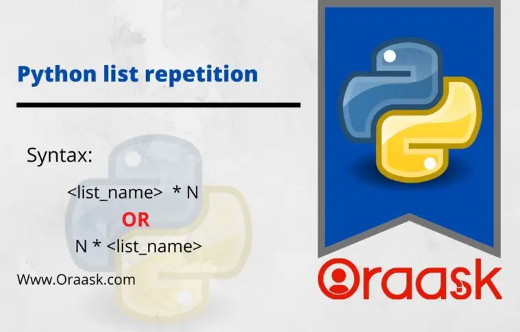 Python list repetition