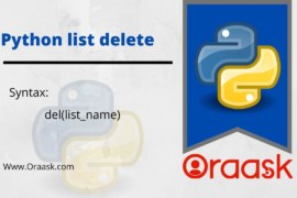 Python list delete