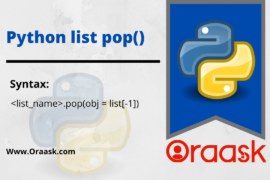 Python list pop method