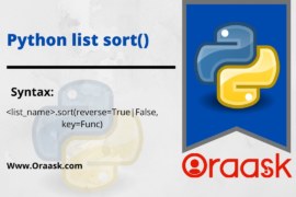 Python list sort method