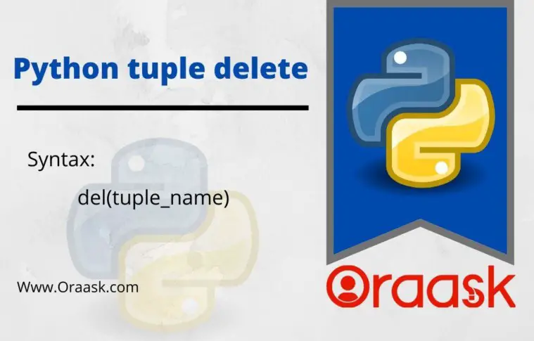 Python tuple delete