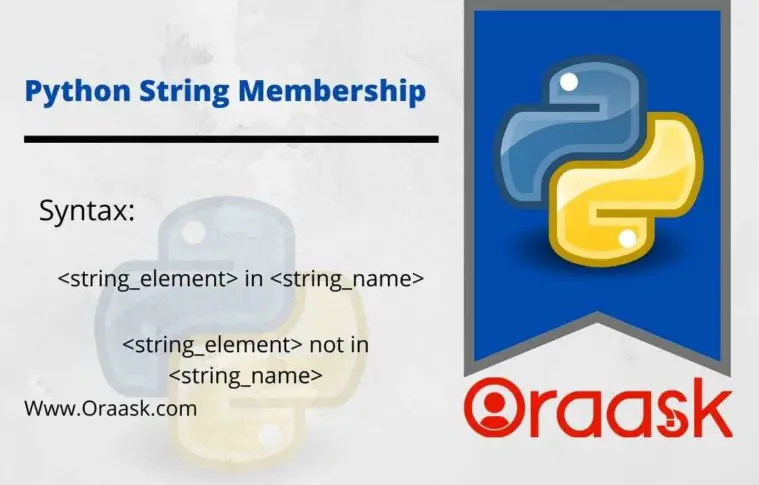 Python String Membership