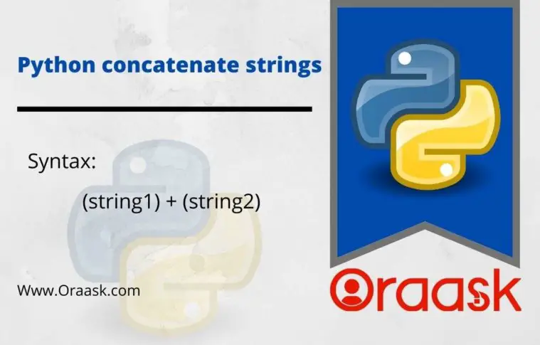 Python Concatenate Strings