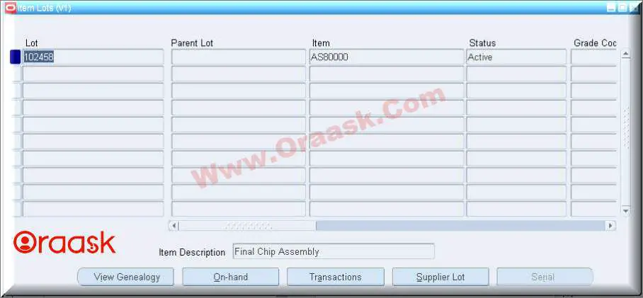 Photo of API to Generate LOT Number in Oracle APPS R12