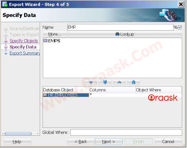 Backup a Table in Oracle using SQL Developer Step 6