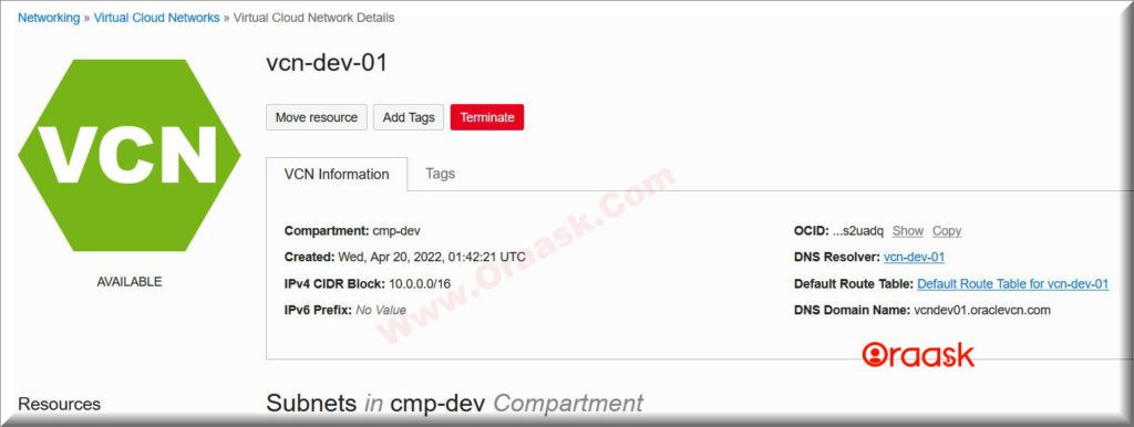 How to Create VCN in OCI Figure 10