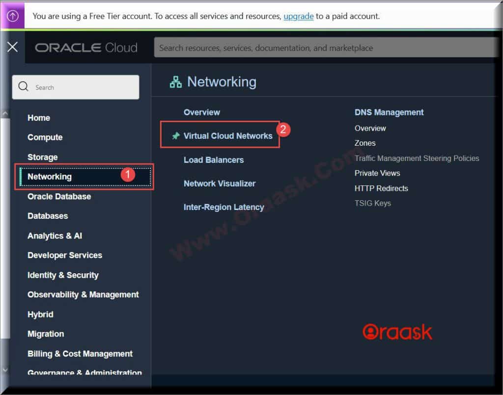 How to Create VCN in OCI Figure 2