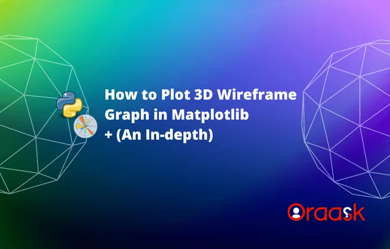 How to Plot 3D Wireframe Graph in Matplotlib