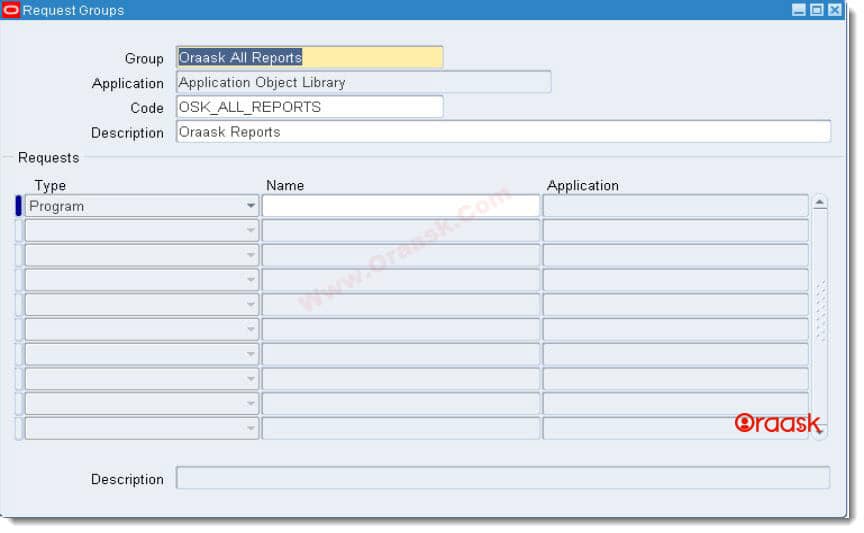 API to Create Request Group in Oracle APPS R12 Figure 2