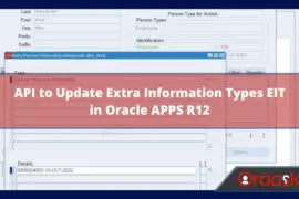 API to Update Extra Information Types EIT in Oracle APPS R12