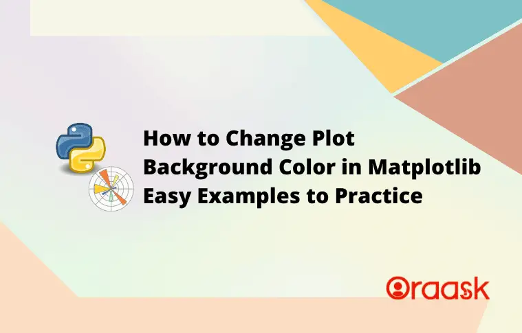How to Change Plot Background Color in Matplotlib