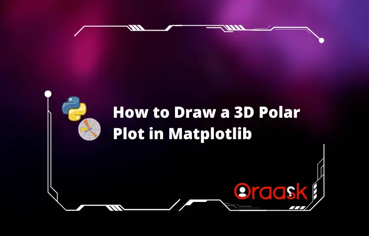 How to Draw 3D Polar Plot in Matplotlib