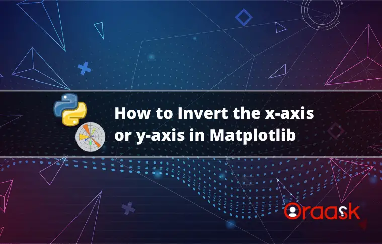 How to Invert the x-axis or y-axis in Matplotlib
