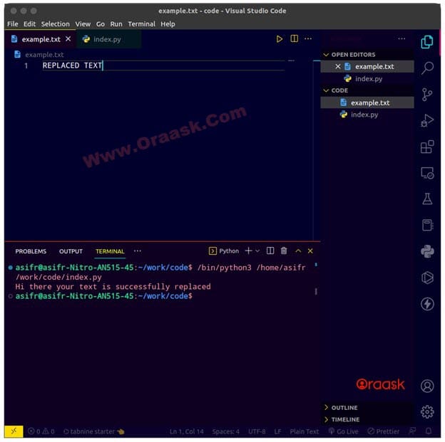 How to Replace String in File in Python Figure 3