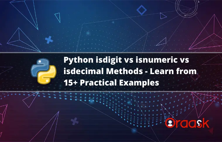 Python isdigit vs isnumeric vs isdecimal