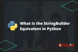 What is the StringBuilder Equivalent in Python