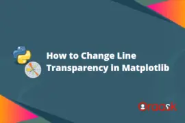How to Change Line Transparency in Matplotlib