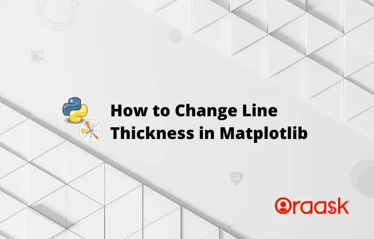 How to Change Line Thickness in Matplotlib