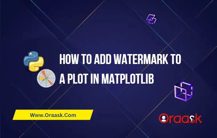 How to Add Watermark to a Plot in Matplotlib