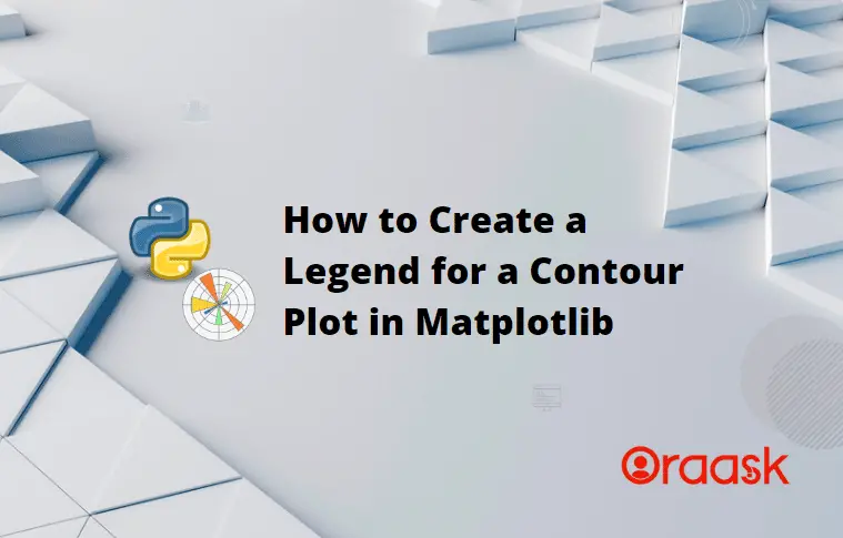 How to Create a Legend for a Contour Plot in Matplotlib