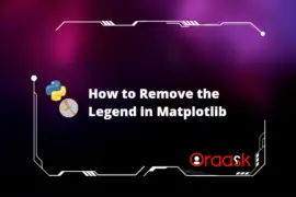 How to Remove the Legend in Matplotlib