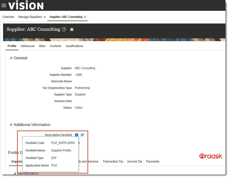 How to Find Descriptive Flexfield DFF name in Oracle Fusion Figure 4