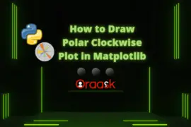 How to Draw Polar Clockwise Plot in Matplotlib