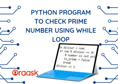 Python Program to Check Prime Number using While Loop